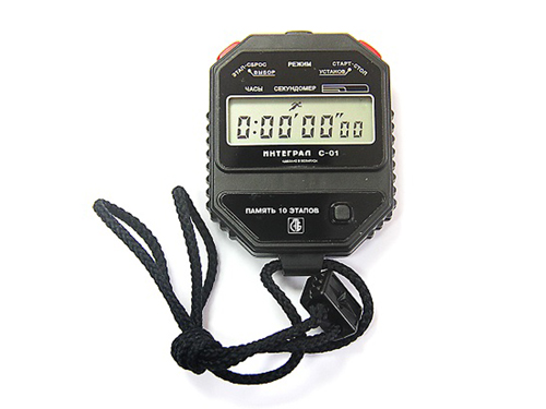 Интеграл С-01 Секундомер электронный - внешний вид Интеграл С-01 Секундомер электронный фотография