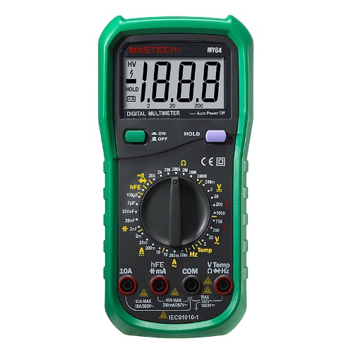 MY64(N) Mastech цифровой мультиметр - внешний вид MY64(N) Mastech цифровой мультиметр фотография