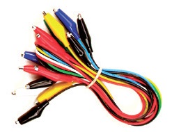 Комплект 5008 из 8 проводов с зажимами - внешний вид Комплект 5008 из 8 проводов с зажимами фотография