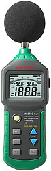 MS6702 Mastech цифровой измеритель уровня шума (шумомер) с термометром и гигрометром - внешний вид MS6702 Mastech цифровой измеритель уровня шума (шумомер) с термометром и гигрометром фотография