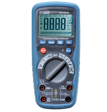 DT-9926 Профессиональный мультиметр - внешний вид DT-9926 Профессиональный мультиметр фотография