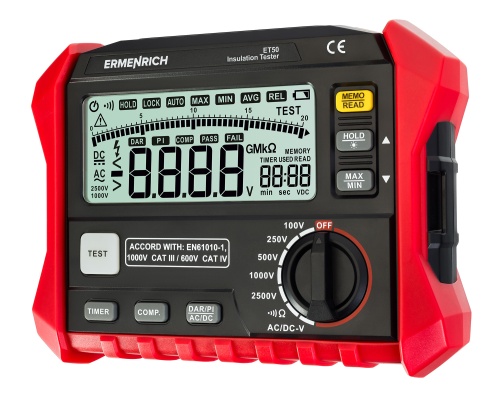 Тестер изоляции Ermenrich Ping ET50 фотография 