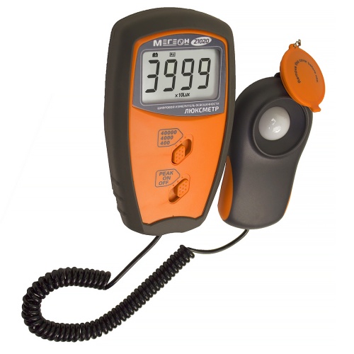 Измеритель освещенности (Люксметр) МЕГЕОН 21020 фотография  фото 3