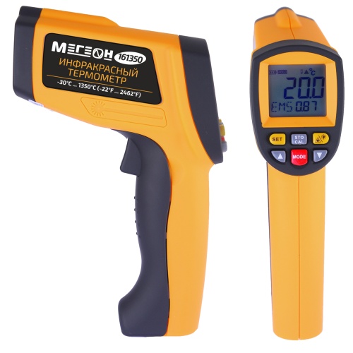 Бесконтактный термометр (пирометр) МЕГЕОН 161350 - внешний вид фото 5 Бесконтактный термометр (пирометр) МЕГЕОН 161350 фотография фото 5