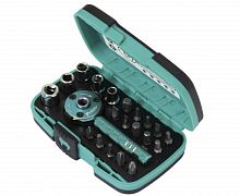 SD-2319M ProsKit Набор торцевых головок и бит с рукояткой-ключом 5 головок, 14 бит, 22 предмета