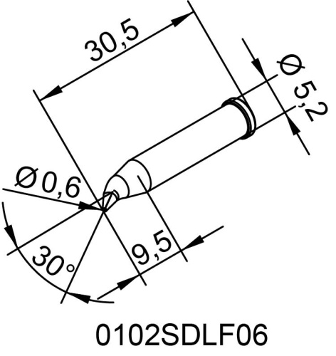 Жало паяльное 102SDLF06 (0102SDLF06) фотография  фото 3