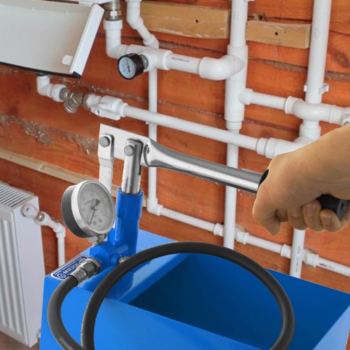 Насос опрессовочный ручной МЕГЕОН 98010 фотография  фото 13