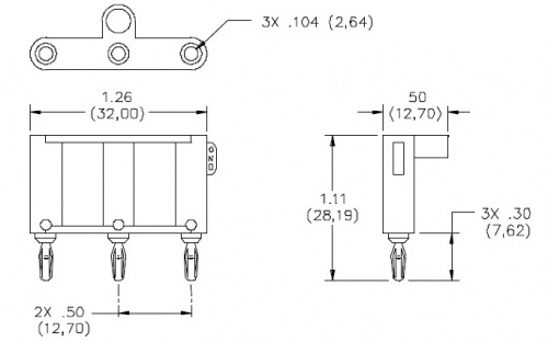 Штекер (черный) 4653-0 фотография  фото 3