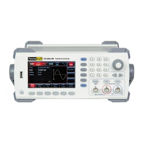 ПрофКиП Г6-104/1М генератор сигналов (1 мкГц … 60 МГц) - внешний вид ПрофКиП Г6-104/1М генератор сигналов (1 мкГц … 60 МГц) фотография