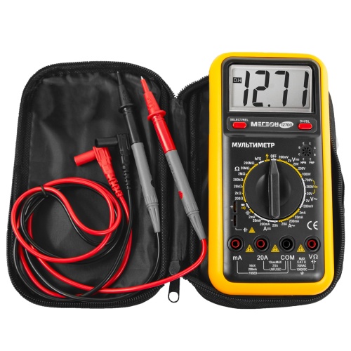 Мультиметр цифровой МЕГЕОН 12700 - внешний вид фото 10 Мультиметр цифровой МЕГЕОН 12700 фотография фото 10