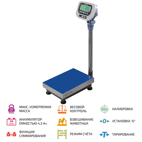 Весы напольные МЕГЕОН 50415W фотография 