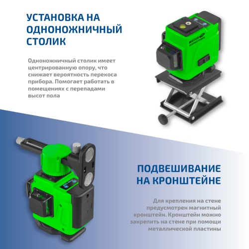 Лазерный уровень МЕГЕОН 77907 фотография  фото 6