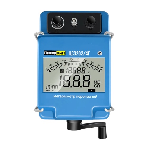 ПрофКиП ЦС0202/4Г Мегаомметр (250В) - внешний вид ПрофКиП ЦС0202/4Г Мегаомметр (250В) фотография