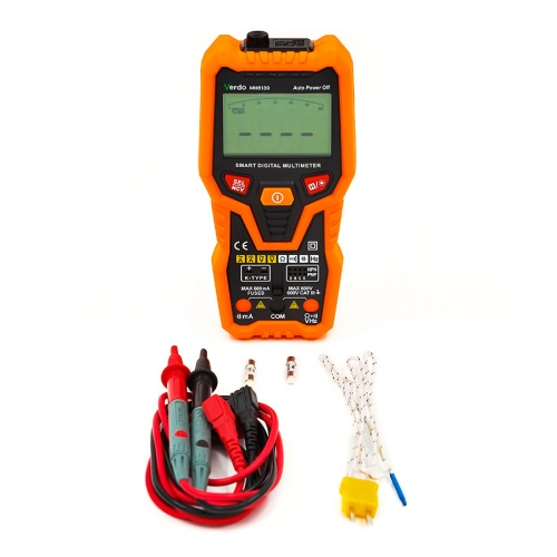 VERDO MH6139 Мультиметр портативный интеллектуальный 0,8%, 6000 отсчетов - внешний вид фото 10 VERDO MH6139 Мультиметр портативный интеллектуальный 0,8%, 6000 отсчетов фотография фото 10