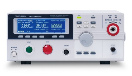 Установка для проверки параметров электрической безопасности GPT-79802 фотография  фото 2