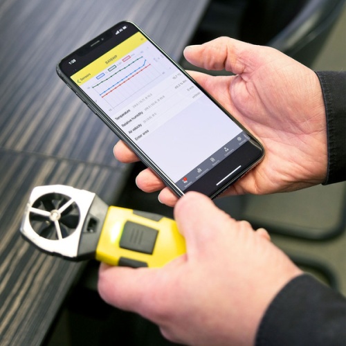 Термоанемометр Trotec BA16WP appSensor с крыльчаткой - внешний вид фото 10 Термоанемометр Trotec BA16WP appSensor с крыльчаткой фотография фото 10