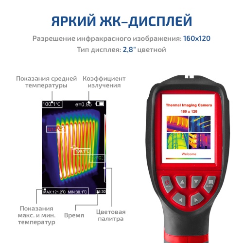 Тепловизор МЕГЕОН 27721 - внешний вид фото 7 Тепловизор МЕГЕОН 27721 фотография фото 7