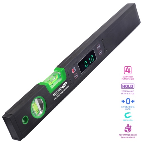 Уровень электронный МЕГЕОН 77600 - внешний вид Уровень электронный МЕГЕОН 77600 фотография