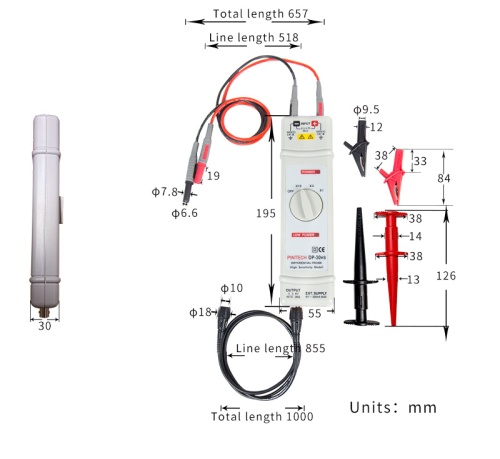 DP-30HS Активный дифференциальный пробник (30 МГц, 65 В) фотография  фото 2