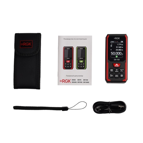 Лазерный дальномер RGK DX-50 фотография  фото 5