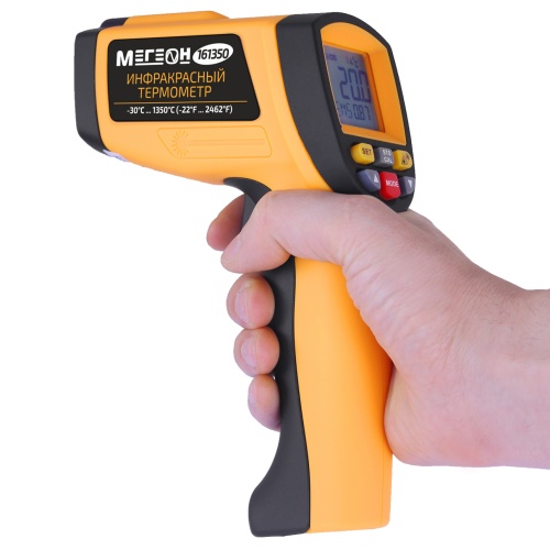 Бесконтактный термометр (пирометр) МЕГЕОН 161350 - внешний вид фото 7 Бесконтактный термометр (пирометр) МЕГЕОН 161350 фотография фото 7