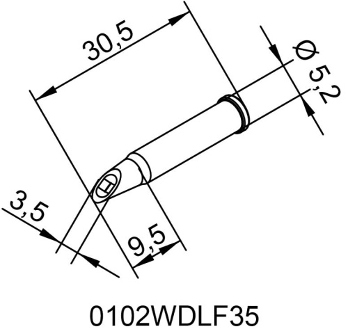 Жало паяльное 102WDLF35 (0102WDLF35) фотография  фото 3