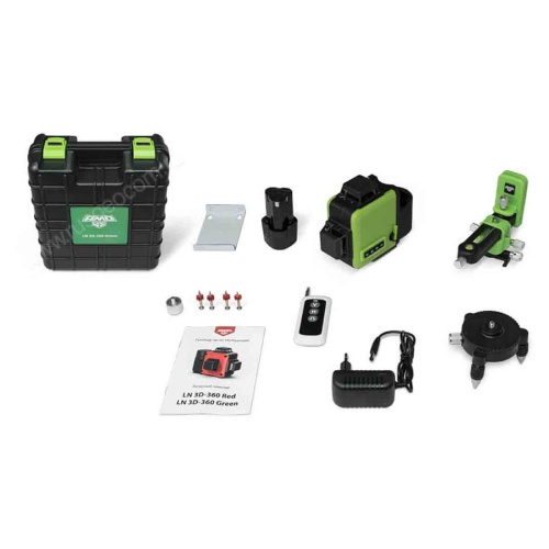 Лазерный уровень AMO LN 3D-360 Green с калибровкой - внешний вид фото 7 Лазерный уровень AMO LN 3D-360 Green с калибровкой фотография фото 7
