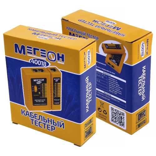 Кабельный тестер МЕГЕОН 40018 - внешний вид фото 6 Кабельный тестер МЕГЕОН 40018 фотография фото 6