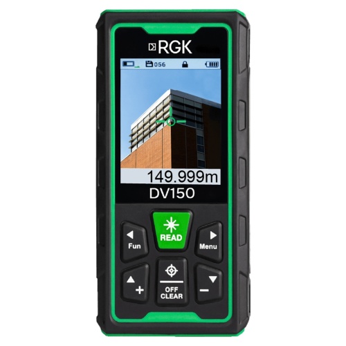 Лазерный дальномер с видоискателем RGK DV150 с калибровкой - внешний вид Лазерный дальномер с видоискателем RGK DV150 с калибровкой фотография