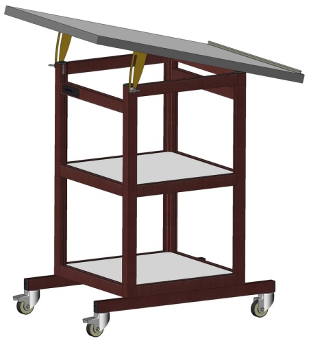 АРМ-5152 Подкатной столик с регулируемым наклоном рабочей поверхности фотография 