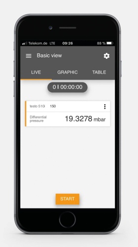 testo 510i Смарт-зонд манометр дифференциального давления с Bluetooth фотография  фото 6