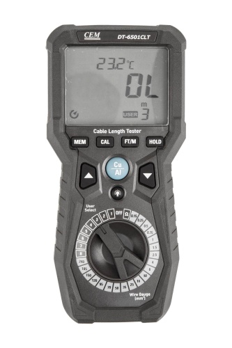 DT-6501CLT Измеритель длины кабеля - внешний вид DT-6501CLT Измеритель длины кабеля фотография