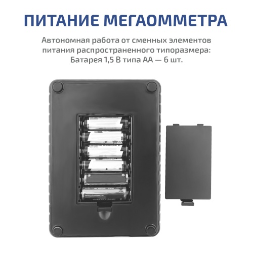 Измеритель сопротивления изоляции (мегаомметр) МЕГЕОН 13126 фотография  фото 9