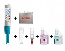 Testo 206 pH1 Стартовый комплект карманного pH-метр с буферными растворами 0563 2065