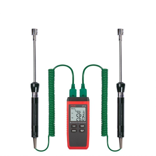 Термометр RGK CT-12 с поверхностными зондами TR-10S фотография 