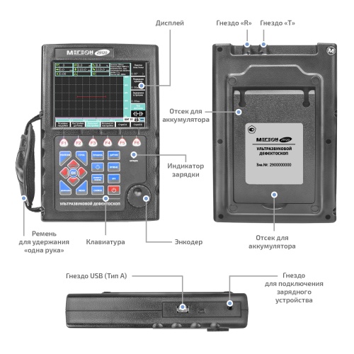 Ультразвуковой дефектоскоп МЕГЕОН 29120 - внешний вид фото 11 Ультразвуковой дефектоскоп МЕГЕОН 29120 фотография фото 11