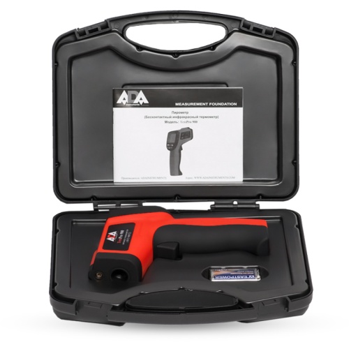 Пирометр инфракрасный ADA TemPro 900 (от -50°С до 900°С) - внешний вид фото 5 Пирометр инфракрасный ADA TemPro 900 (от -50°С до 900°С) фотография фото 5