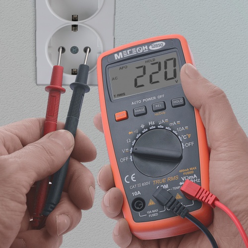 Цифровой мультиметр МЕГЕОН 12850 - внешний вид фото 9 Цифровой мультиметр МЕГЕОН 12850 фотография фото 9