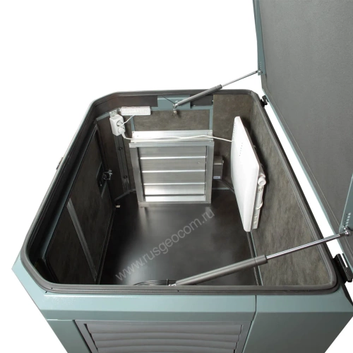 Тихий зимний кожух для генератора 1200 RAL 7031 фотография  фото 9