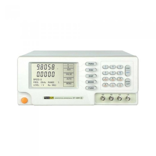 ПрофКиП Е7-20М измеритель иммитанса (RLC) - внешний вид ПрофКиП Е7-20М измеритель иммитанса (RLC) фотография