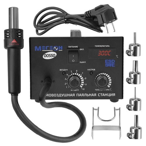 Термовоздушная паяльная станция МЕГЕОН 00550 фотография  фото 7