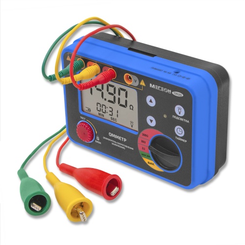 Омметр (измеритель сопротивления заземления) МЕГЕОН 13020 - внешний вид фото 3 Омметр (измеритель сопротивления заземления) МЕГЕОН 13020 фотография фото 3