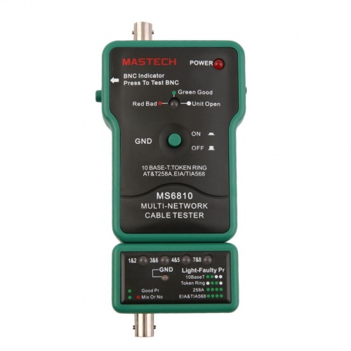 MS6810 Mastech кабельный тестер - внешний вид MS6810 Mastech кабельный тестер фотография