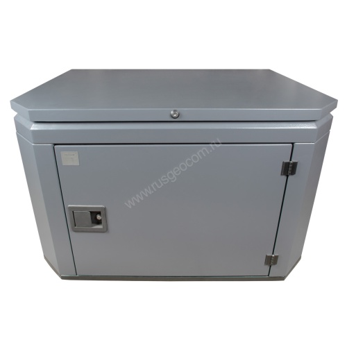 Супертихий зимний кожух для генератора 1400SS RAL 7024 - внешний вид Супертихий зимний кожух для генератора 1400SS RAL 7024 фотография