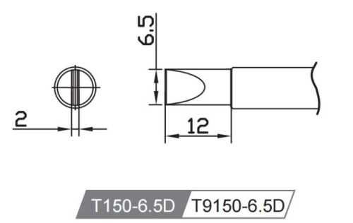 Картридж-наконечник T150-6.5D - внешний вид Картридж-наконечник T150-6.5D фотография