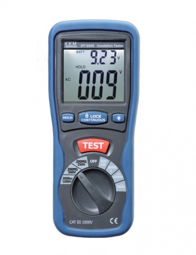 DT-5500 Цифровой тестер изоляции фотография 