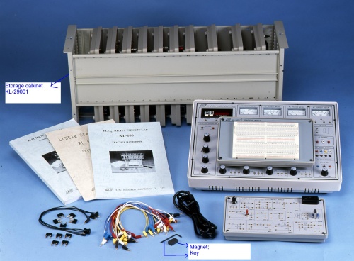 Стенд для практических занятий по направлению «Основы электротехники» KL-100 + ПО - внешний вид фото 2 Стенд для практических занятий по направлению «Основы электротехники» KL-100 + ПО фотография  фото 2