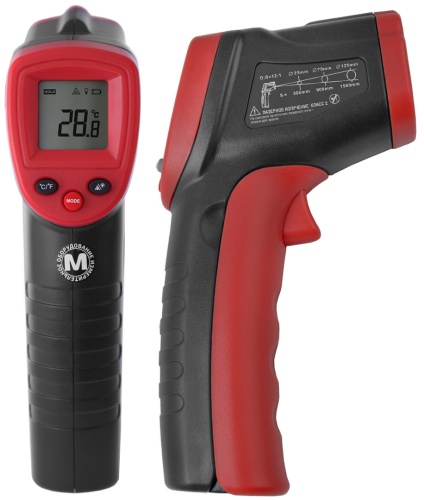 Бесконтактный термометр (пирометр) МЕГЕОН 16401 фотография  фото 6