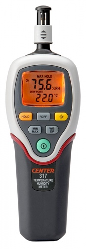 измеритель температуры и влажности CENTER 317 Измеритель температуры и влажности - внешний вид измеритель температуры и влажности CENTER 317 Измеритель температуры и влажности фотография