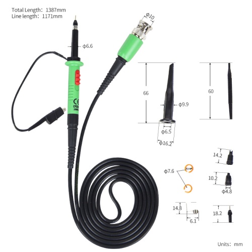 CP2250 Пассивный пробник для осциллографа фотография  фото 2